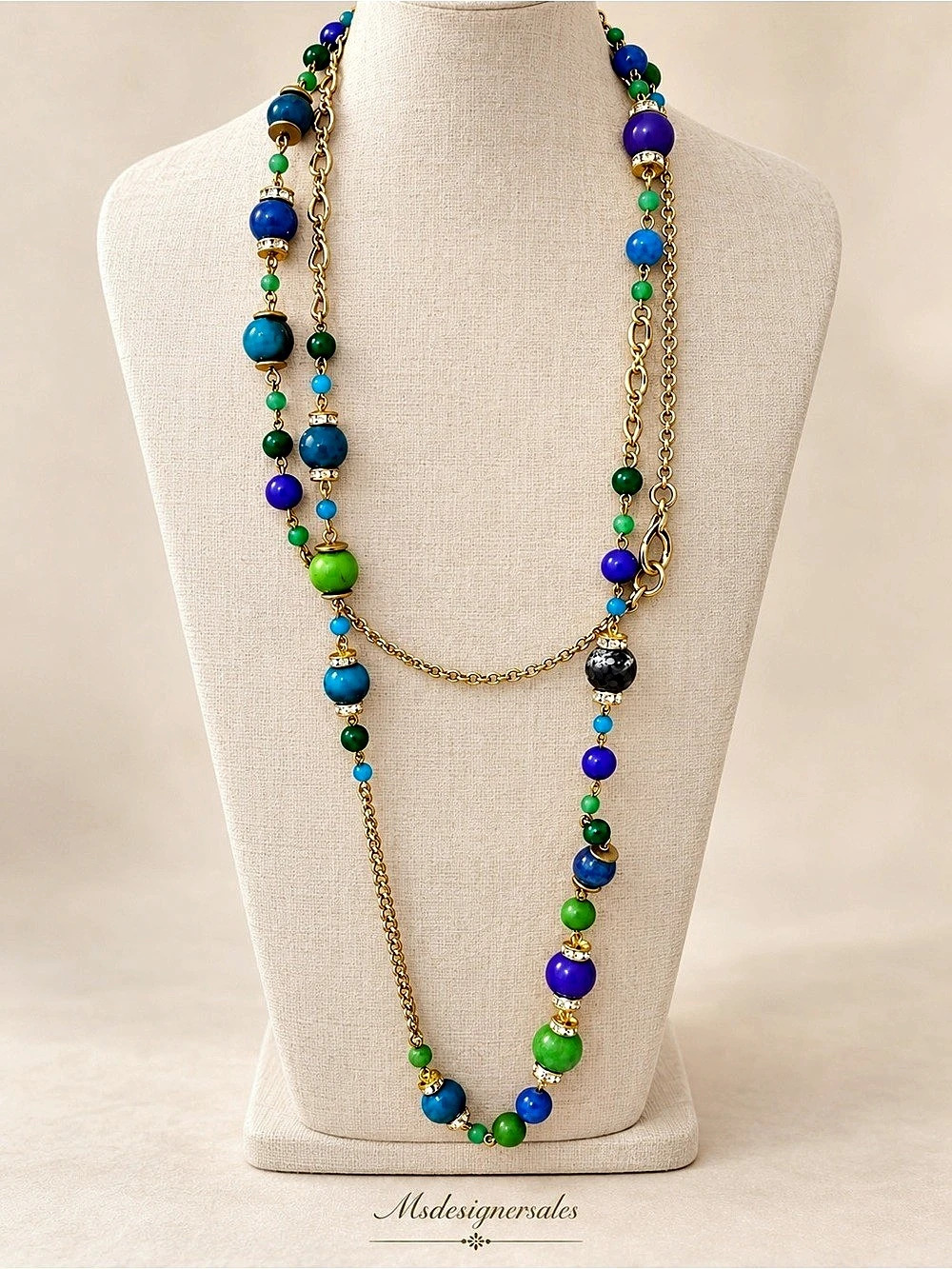 Multicolor Beaded Layered Necklace 178